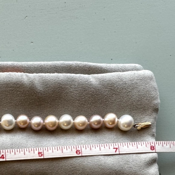 Designer Tiffany & Co. IRIDESSE Large Multi/ White Pink 18K Yellow Gold Bracelet - Picture 11 of 13